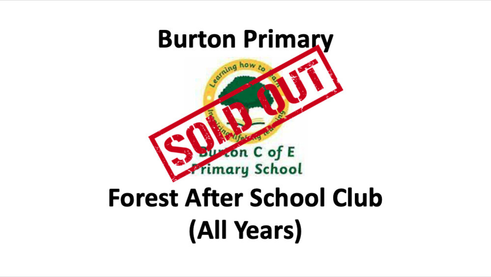 Burton Primary Forest After School Club All years Summer Term 2